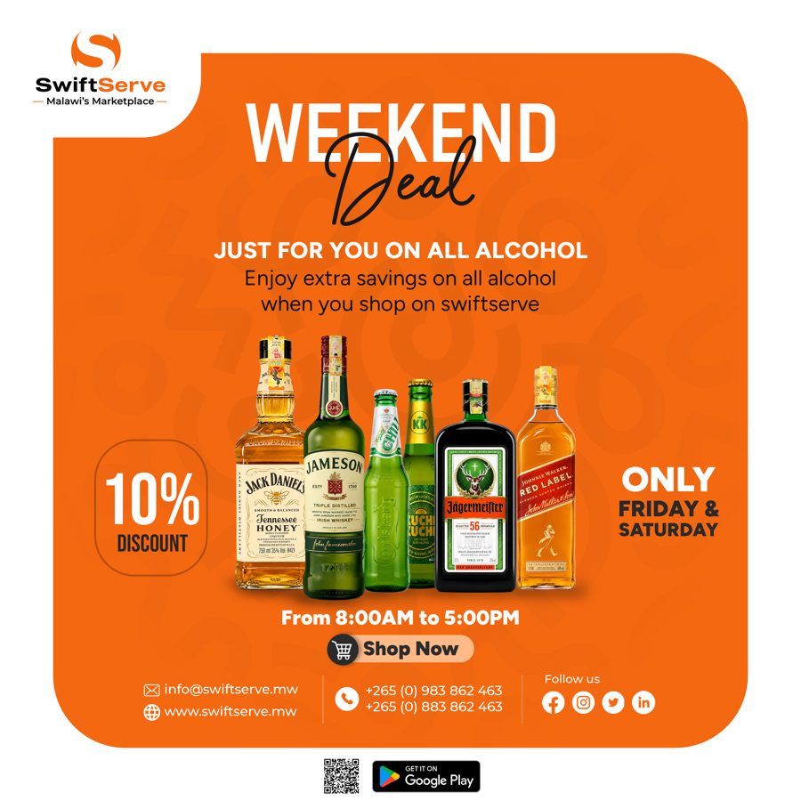 SwiftServe weekend deal flyer